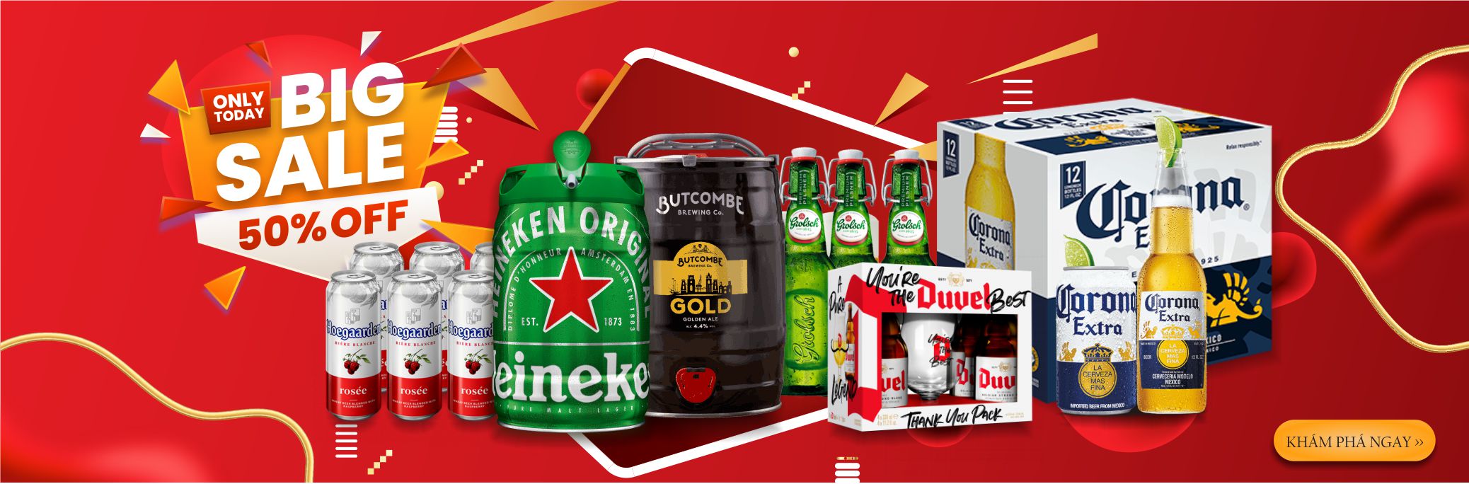 Đại lý bia cấp 1 quận 7