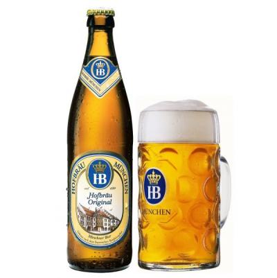 Bia HB Hofbrau Munchen Hofbrau Original 5,1% – Chai 500ml – Thùng 20 Chai