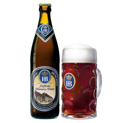 Bia Hofbrau Munchen Hofbrau Schwarze Weisse 5,1% – Chai 500ml – Thùng 20 Chai