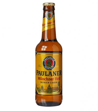Bia Paulaner Munchner Hell 4,9% – Chai 330ml – Thùng 24 Chai