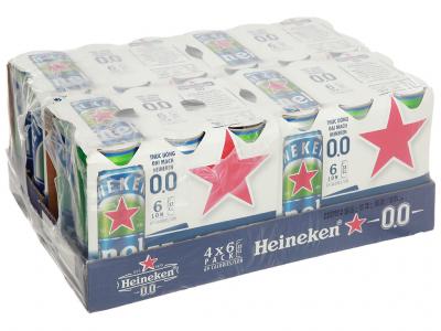 Khay 24 lon thức uống đại mạch Heineken Zero 330ml