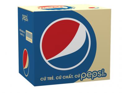 Thùng 12 chai nước ngọt Pepsi Cola 1.5 lít