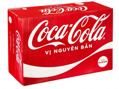 Thùng 24 lon nước ngọt Coca Cola 235ml