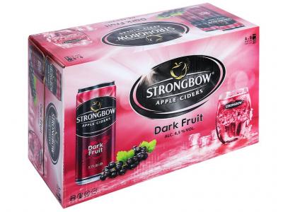 Thùng 24 lon Strongbow dâu đen 330ml
